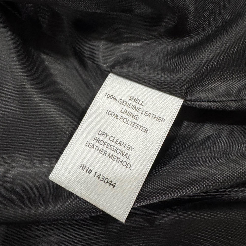 Belle Vere Leather Biker Jacket Emoji Patches - Picture 10 of 11